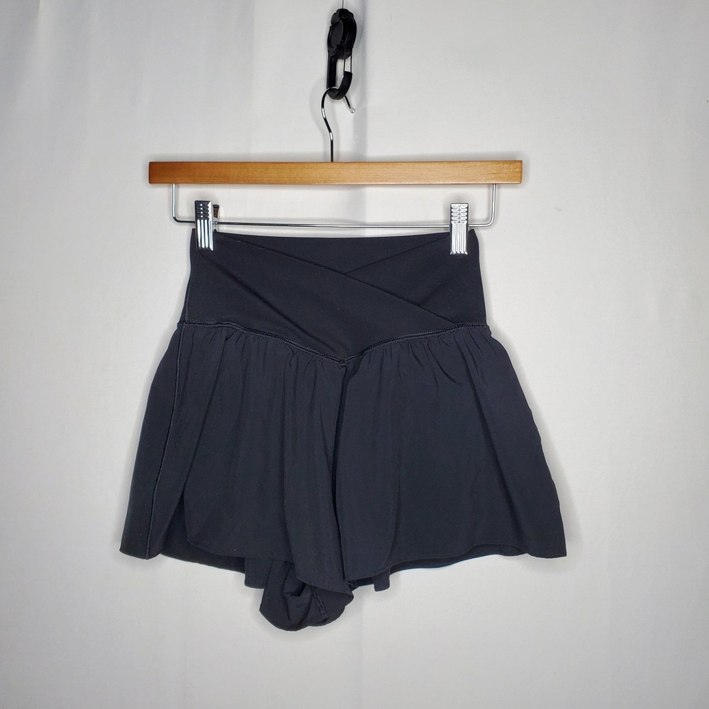 Offline Aerie Skirt Shorts Women XS Real Me Crossover Flowy Wide Band Athletic